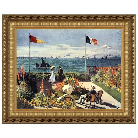 The Terrace At Sainte-Adresse, 1867:  Grande